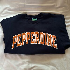 Unisex Pepperdine University Champion Crew Neck Sweatshirt XS